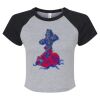 Women's Micro Rib Raglan Baby Tee Thumbnail
