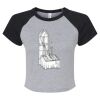 Women's Micro Rib Raglan Baby Tee Thumbnail