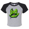 Women's Micro Rib Raglan Baby Tee Thumbnail