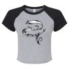 Women's Micro Rib Raglan Baby Tee Thumbnail