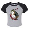 Women's Micro Rib Raglan Baby Tee Thumbnail