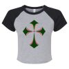 Women's Micro Rib Raglan Baby Tee Thumbnail