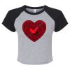 Women's Micro Rib Raglan Baby Tee Thumbnail