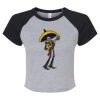 Women's Micro Rib Raglan Baby Tee Thumbnail