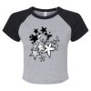 Women's Micro Rib Raglan Baby Tee Thumbnail