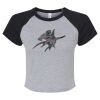 Women's Micro Rib Raglan Baby Tee Thumbnail