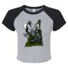 Women's Micro Rib Raglan Baby Tee Thumbnail