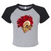 Women's Micro Rib Raglan Baby Tee Thumbnail