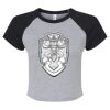 Women's Micro Rib Raglan Baby Tee Thumbnail