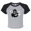 Women's Micro Rib Raglan Baby Tee Thumbnail