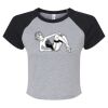 Women's Micro Rib Raglan Baby Tee Thumbnail