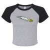 Women's Micro Rib Raglan Baby Tee Thumbnail