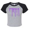 Women's Micro Rib Raglan Baby Tee Thumbnail