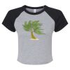 Women's Micro Rib Raglan Baby Tee Thumbnail