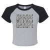 Women's Micro Rib Raglan Baby Tee Thumbnail