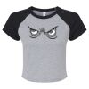 Women's Micro Rib Raglan Baby Tee Thumbnail