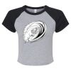 Women's Micro Rib Raglan Baby Tee Thumbnail