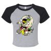 Women's Micro Rib Raglan Baby Tee Thumbnail