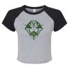 Women's Micro Rib Raglan Baby Tee Thumbnail