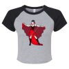 Women's Micro Rib Raglan Baby Tee Thumbnail