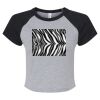 Women's Micro Rib Raglan Baby Tee Thumbnail