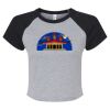 Women's Micro Rib Raglan Baby Tee Thumbnail