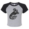 Women's Micro Rib Raglan Baby Tee Thumbnail