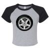 Women's Micro Rib Raglan Baby Tee Thumbnail