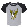 Women's Micro Rib Raglan Baby Tee Thumbnail