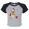 Women's Micro Rib Raglan Baby Tee Thumbnail