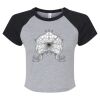 Women's Micro Rib Raglan Baby Tee Thumbnail
