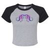 Women's Micro Rib Raglan Baby Tee Thumbnail