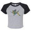 Women's Micro Rib Raglan Baby Tee Thumbnail