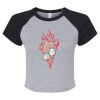 Women's Micro Rib Raglan Baby Tee Thumbnail