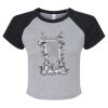 Women's Micro Rib Raglan Baby Tee Thumbnail