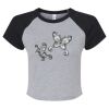 Women's Micro Rib Raglan Baby Tee Thumbnail