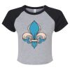 Women's Micro Rib Raglan Baby Tee Thumbnail