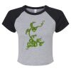 Women's Micro Rib Raglan Baby Tee Thumbnail