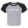 Women's Micro Rib Raglan Baby Tee Thumbnail