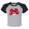 Women's Micro Rib Raglan Baby Tee Thumbnail