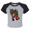 Women's Micro Rib Raglan Baby Tee Thumbnail