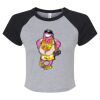 Women's Micro Rib Raglan Baby Tee Thumbnail