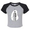 Women's Micro Rib Raglan Baby Tee Thumbnail