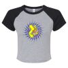 Women's Micro Rib Raglan Baby Tee Thumbnail