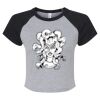 Women's Micro Rib Raglan Baby Tee Thumbnail