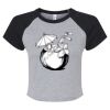 Women's Micro Rib Raglan Baby Tee Thumbnail