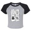 Women's Micro Rib Raglan Baby Tee Thumbnail