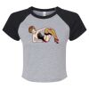 Women's Micro Rib Raglan Baby Tee Thumbnail
