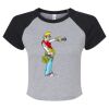 Women's Micro Rib Raglan Baby Tee Thumbnail