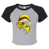 Women's Micro Rib Raglan Baby Tee Thumbnail